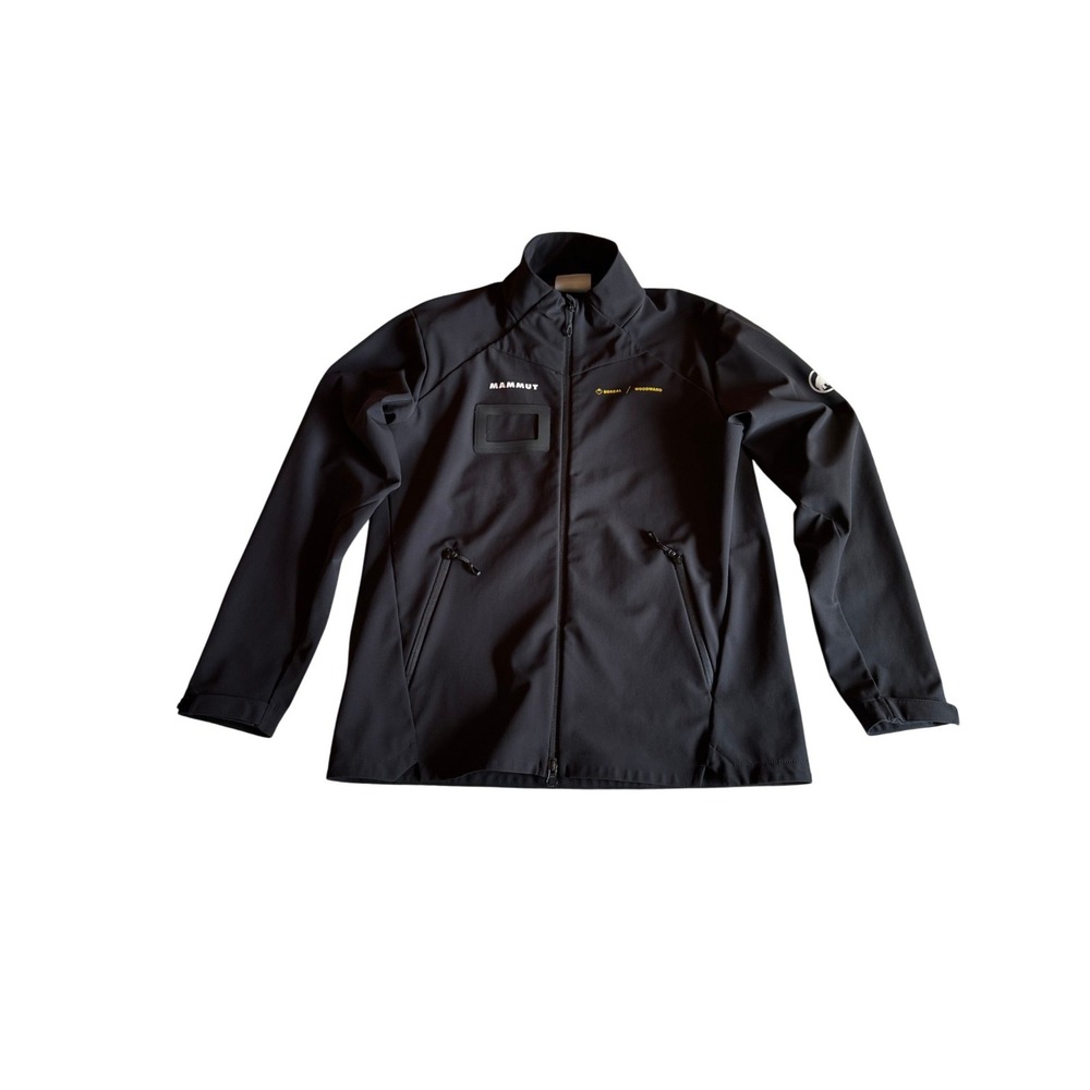 Mammut Softshell Jacket Mens M Black Boreal Woodward Tahoe Ski Resort Full Zip